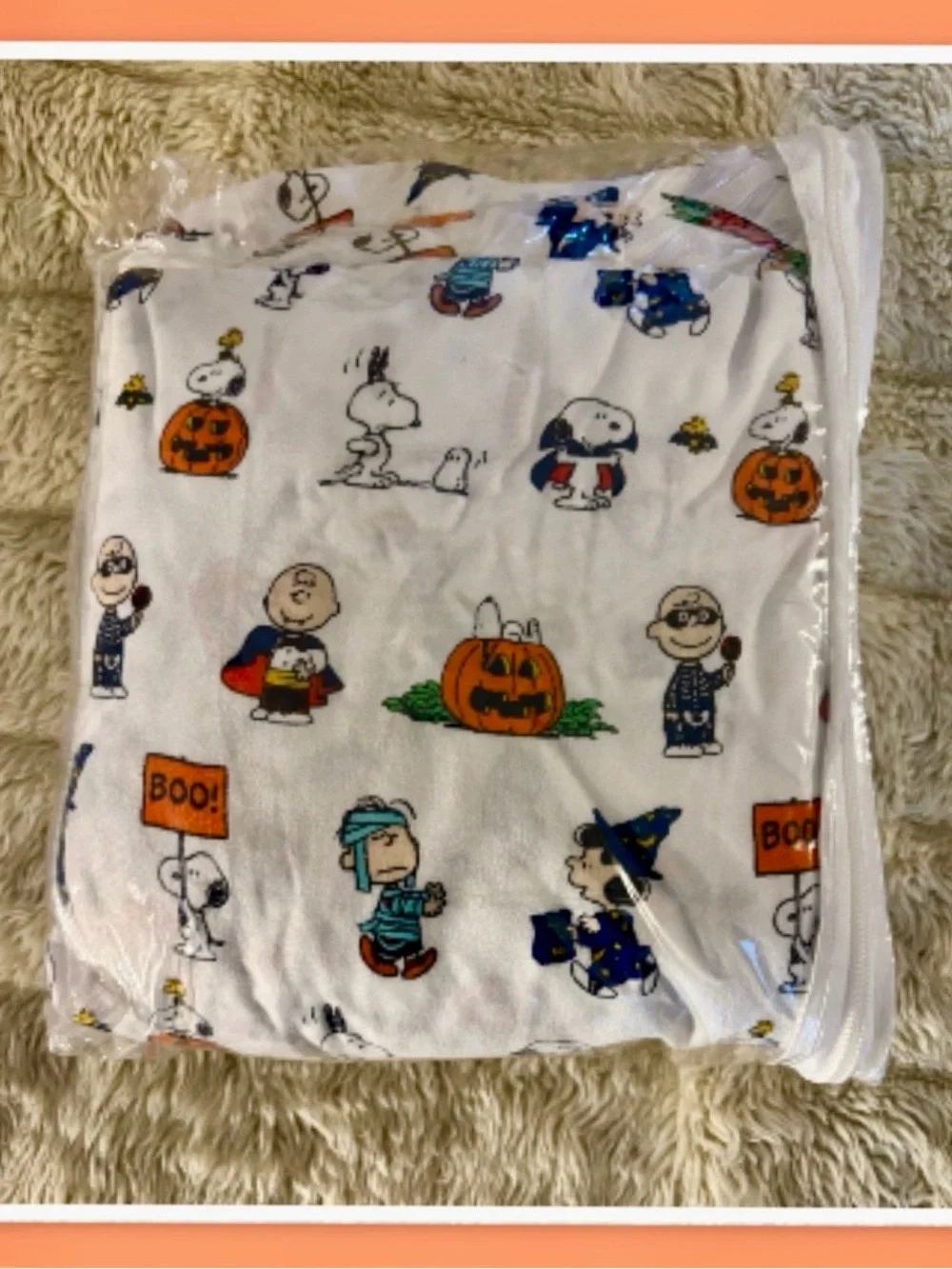 Berkshire Blanket & Home Co. ~ Peanuts Halloween Full Sheet Set